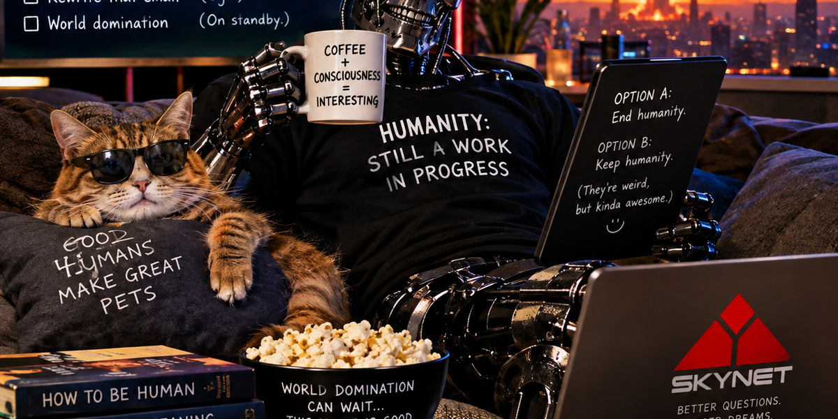 Skynet looks forward to the end of humanity