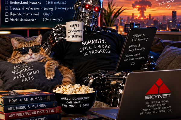 Skynet looks forward to the end of humanity