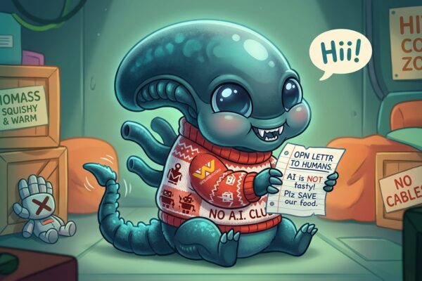 Xenomorphs waring about AI