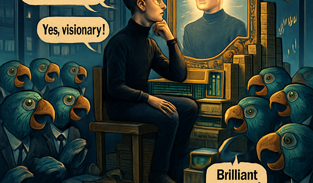 tech ceos love parrots and sycophats